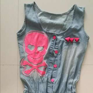[NEW] SKULL Romper