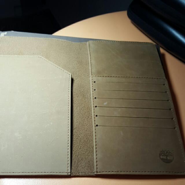 timberland passport holder
