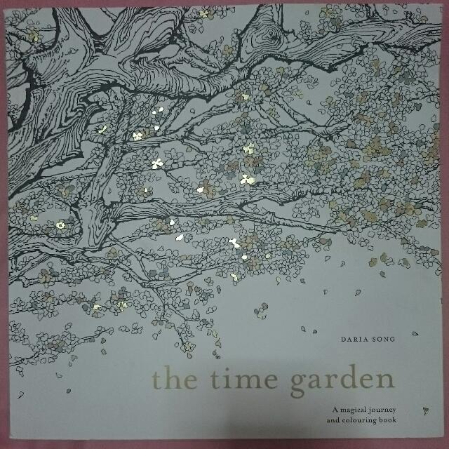 Bruised Time Garden Colouring Book Books Stationery On Carousell