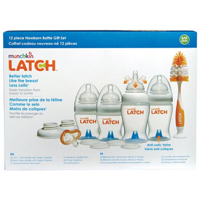 Munchkin latch newborn sale bottle gift set
