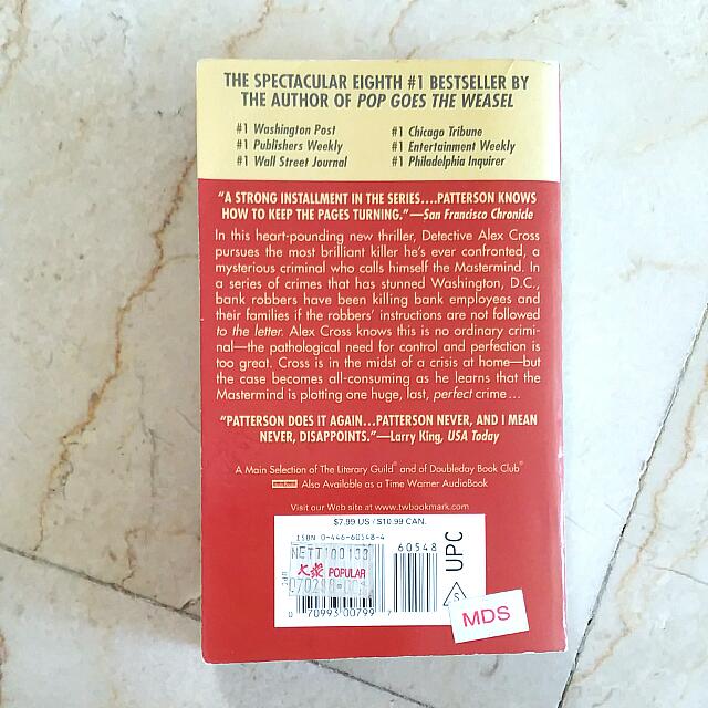 Roses Are Red James Patterson, Books & Stationery on Carousell