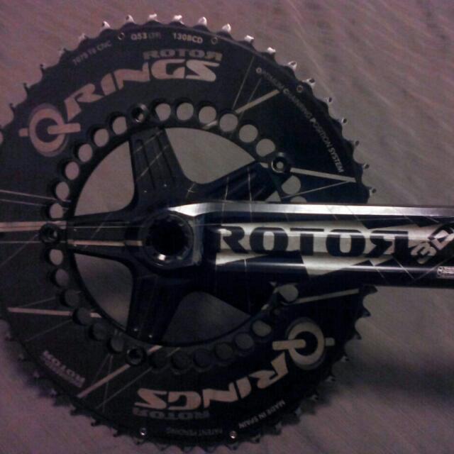 Rotor 3d24 130bcd 53 39 Aero Qrings 172 5mm Sports On Carousell