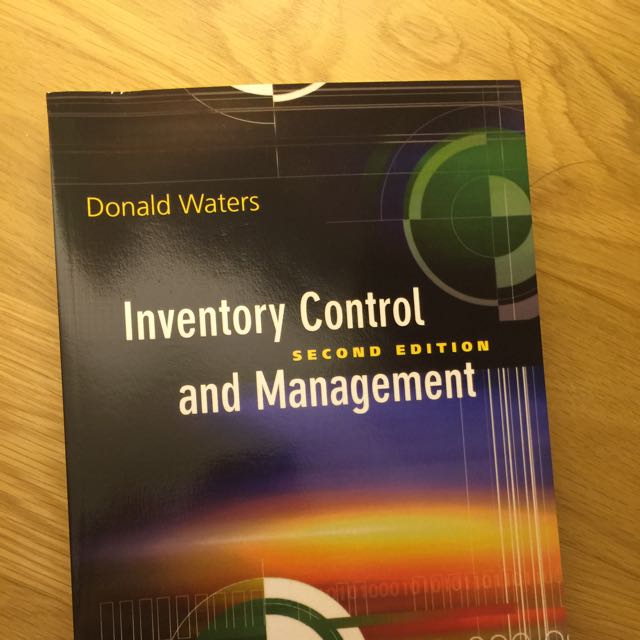 donald waters inventory control and management