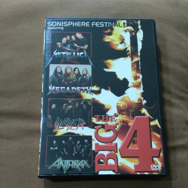 Sonisphere Festival Featuring The Big Four Metallica Megadeth Slayer Anthrax Live Dvd Malaysia Press Everything Else On Carousell