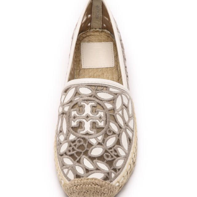 Tory burch lace espadrilles sale