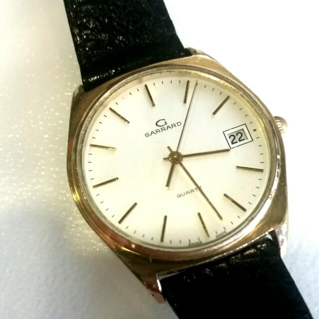 Garrard watch clearance gold