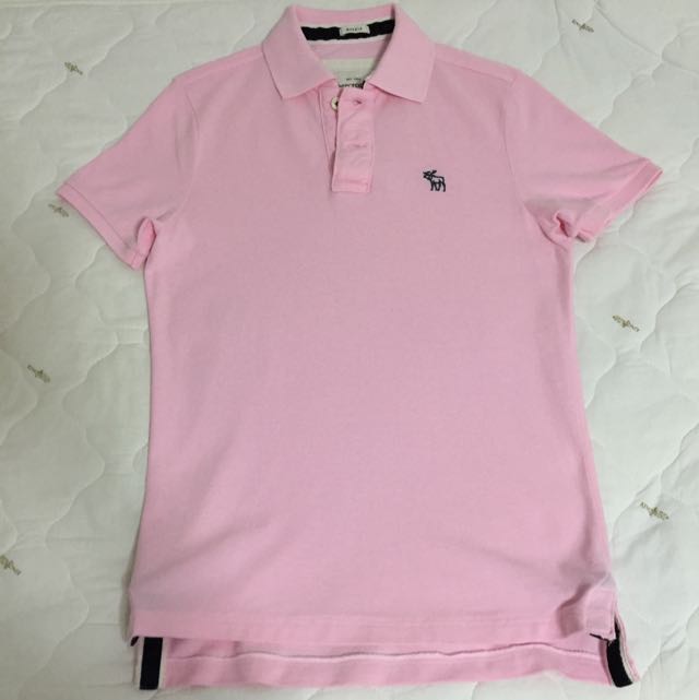 abercrombie pink shirt