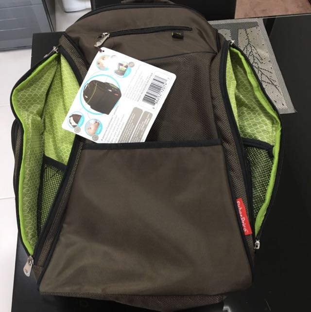 Fisher price deluxe sporty diaper cheap backpack