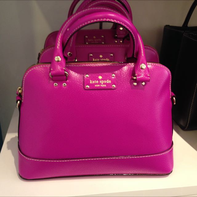 Original kate spade burlap bag cheap