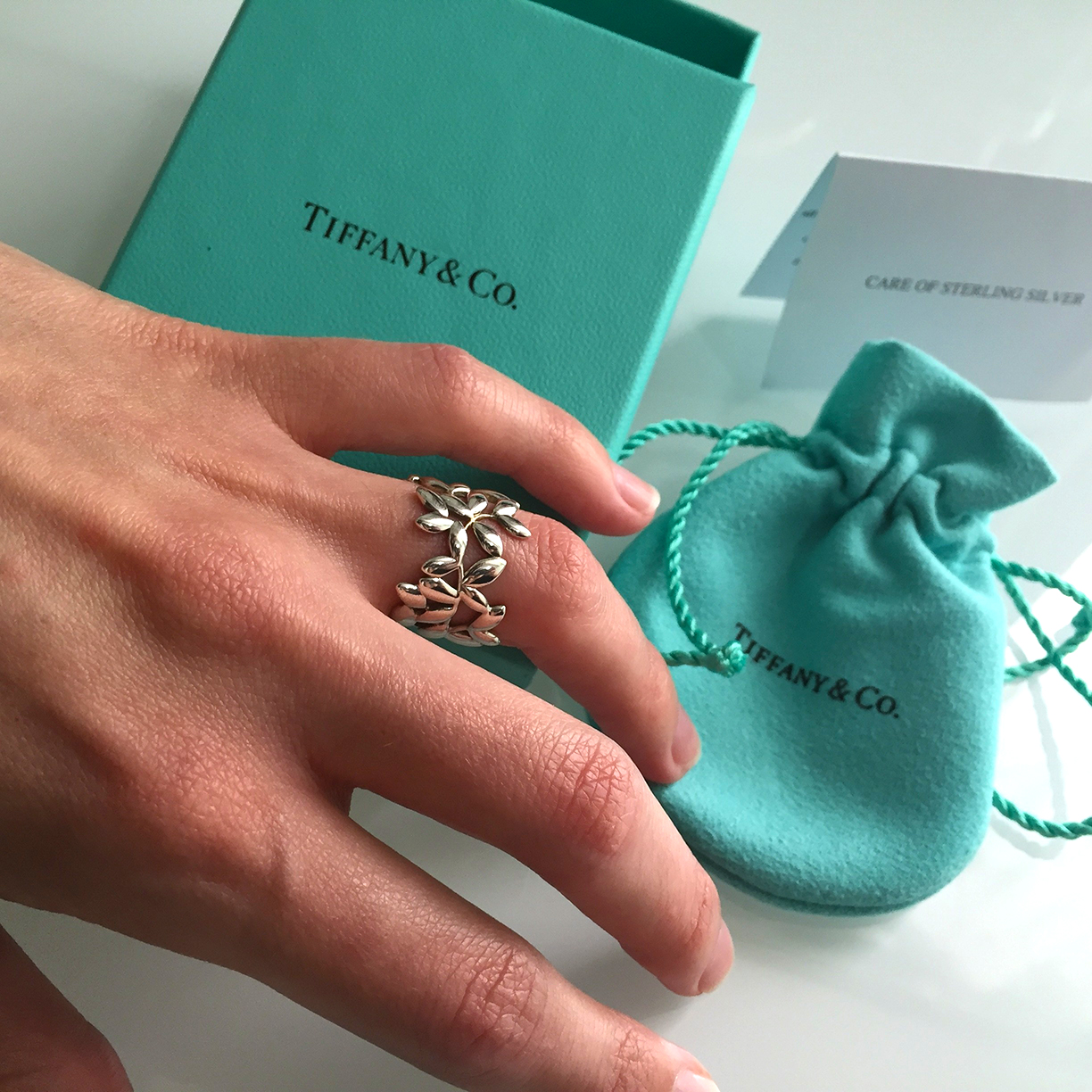 Tiffany olive ring discount