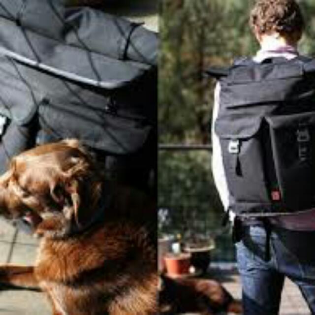 Chrome pawn backpack top