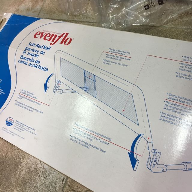 evenflo bed rail