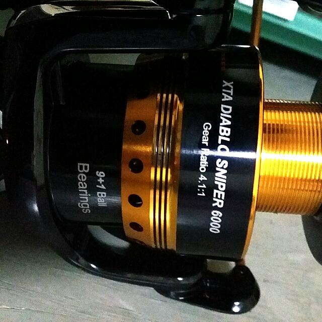 Fishing Reel Tuff Tackle XTA Sniper 6000, Sports Equipment