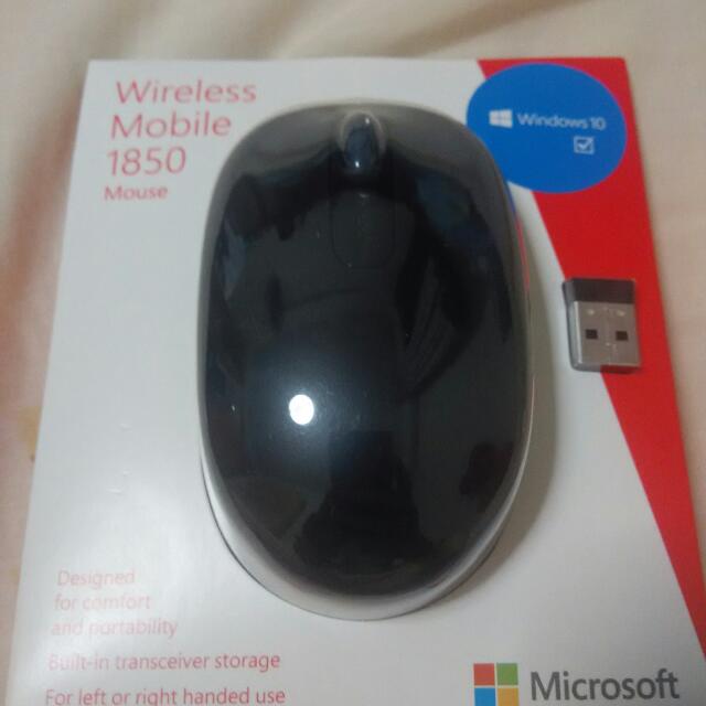 Microsoft Wireless Mouse 1850, Computers & Tech, Parts & Accessories ...