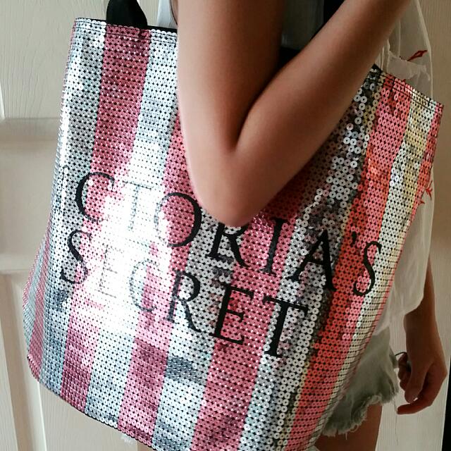 Glitter on sale tote bag