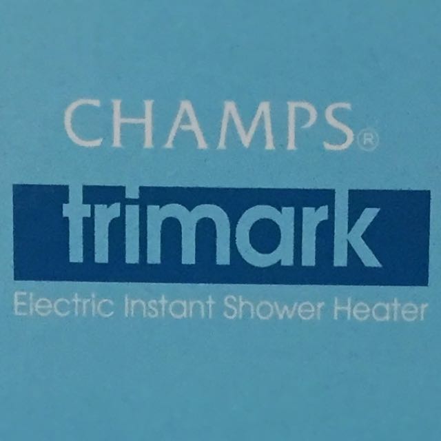 CHAMPS Trimark Electric Instant Shower Heater, Furniture on Carousell