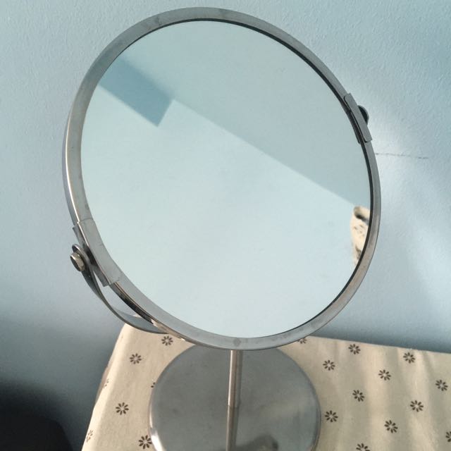 Ikea Trensum Double Sided Magnifying Normal Table Mirror Health Beauty On Carousell