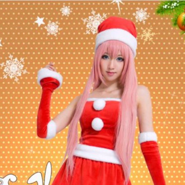 Megurine Luka Project Diva Arcade Ver Christmas Cosplay Cos Entertainment J Pop On Carousell