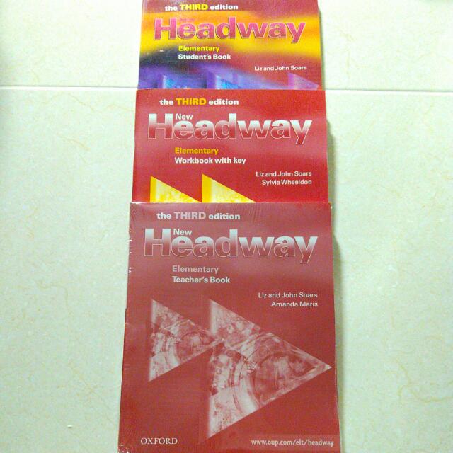 Unused Third Edition New Headway Elementary Books Stationery On Carousell