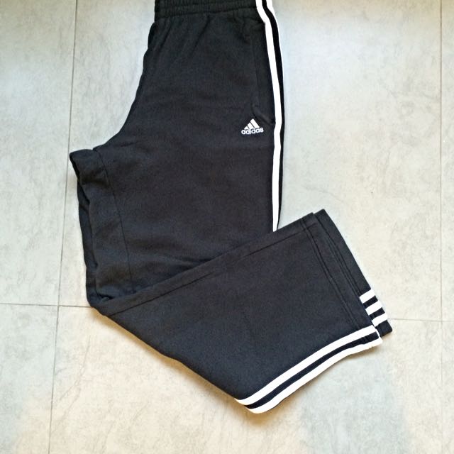 adidas men's cotton track pants