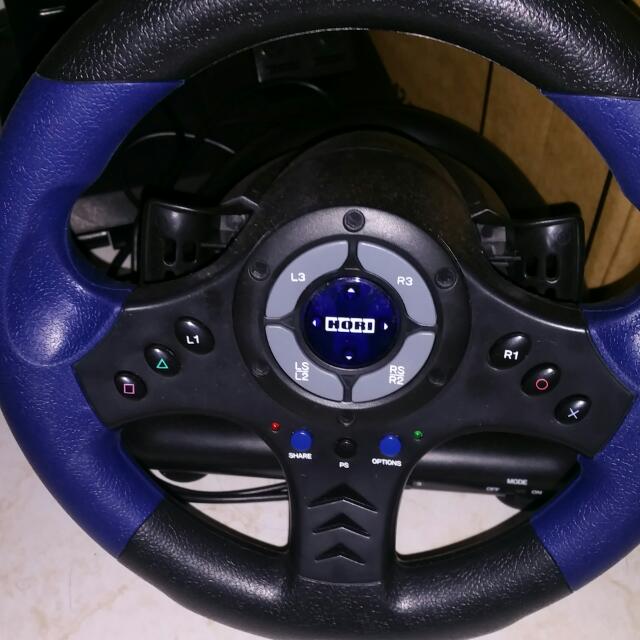 Hori Steering Wheel Controller, Computers & Tech, Parts & Accessories, Cables & Adaptors on