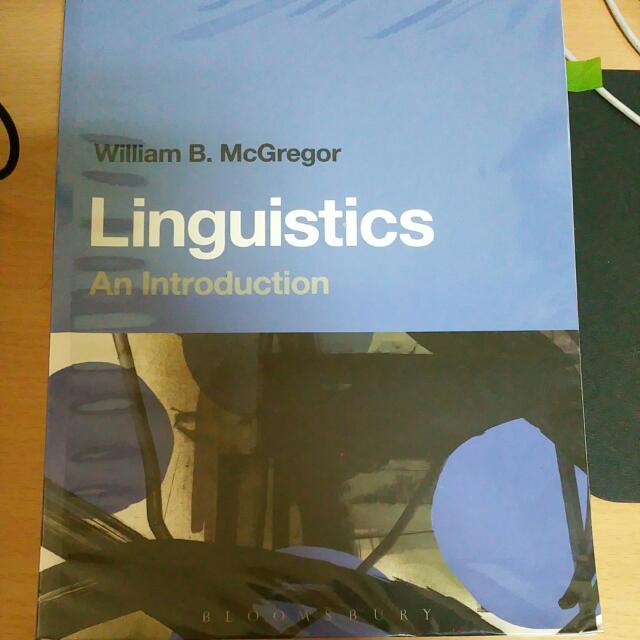 Linguistics An Introduction By William B Mcgregor Hobbies And Toys Books And Magazines Religion 4502