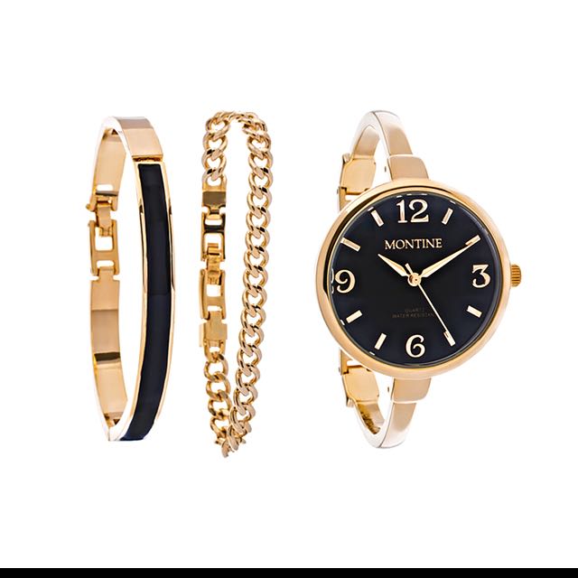 Montine Bangle Watch Set Ladies