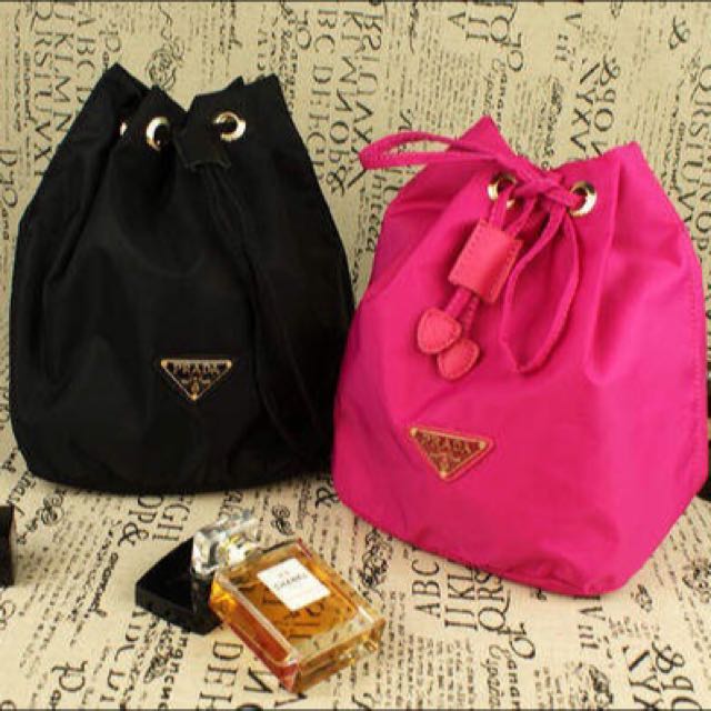 Prada Drawstring Pouch (Category: Store Credits) located in Singapore. Submitted by 59wintergreen (Listing ID 38599959, Image 1). Description: .