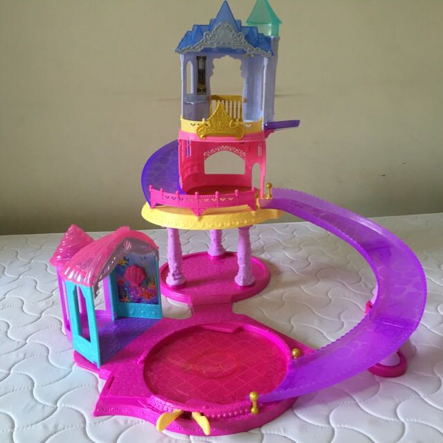 disney glitter glider castle