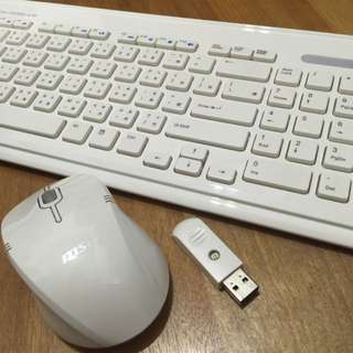 ［ 降價 ］MSI 微星 無線鍵盤滑鼠組合 白色