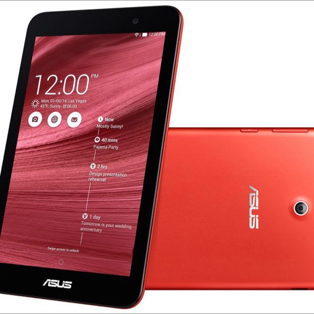 Pending Asus Memo Pad 7 Red 16gb 100 Fast Deal Electronics On Carousell