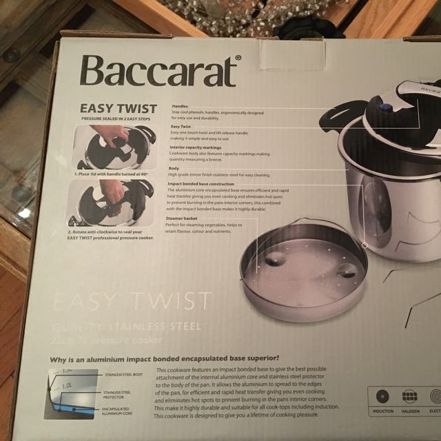 Baccarat Pressure Cooker TV Home Appliances Kitchen Appliances