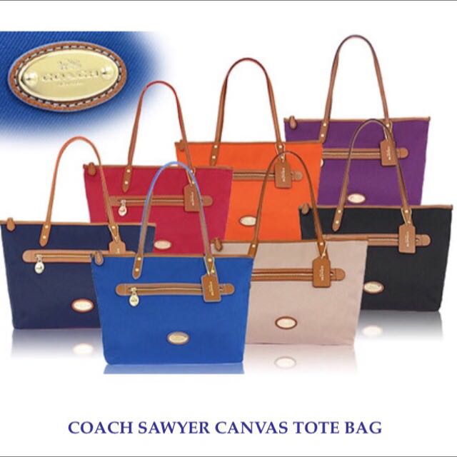 Coach best sale sawyer tote