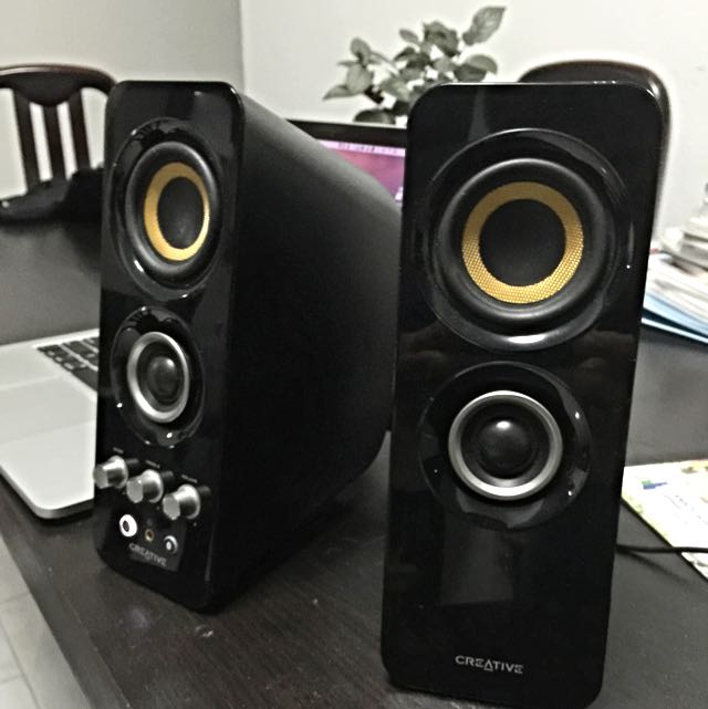 creative t30 wireless 2.0 speakers with nfc