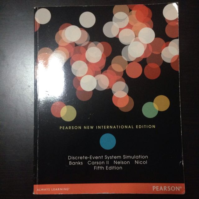 Discrete Event System Simulation Pearson New International Edition Hobbies Toys Books Magazines Textbooks On Carousell