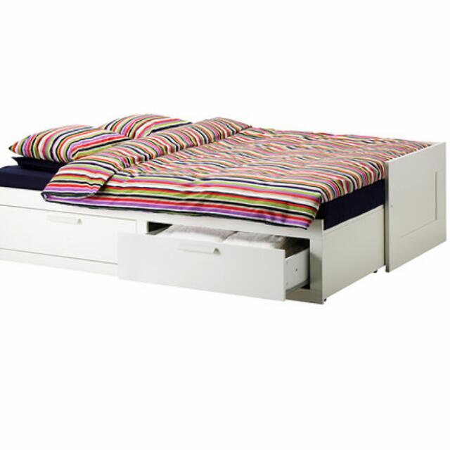 Ikea Brimnes Daybed Day Bed Sofa, Furniture & Home Living, Furniture