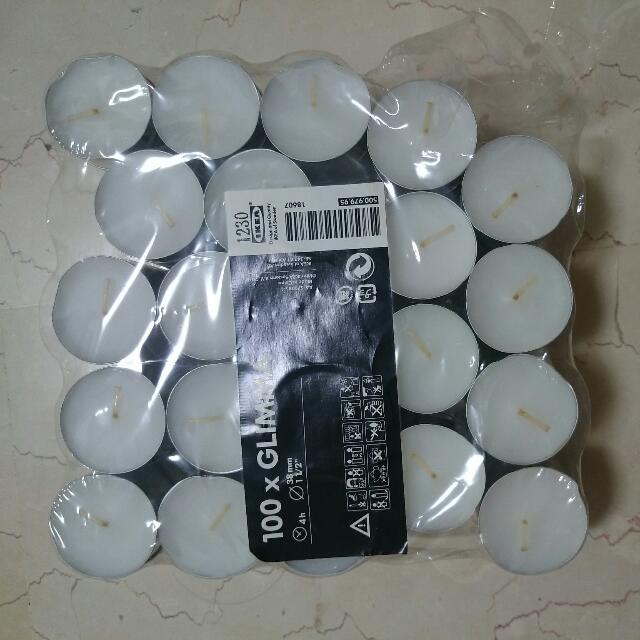 Ikea Candles x 88pcs, Furniture & Home Living, Home Decor, Vases
