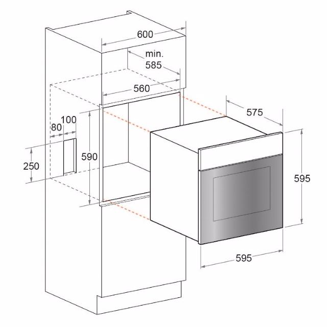 MAYER 70L 9 Cooking Programs Oven with Catalytic Self Cleaning (MMDO10C