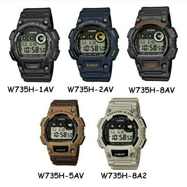 Casio alarm top vibration