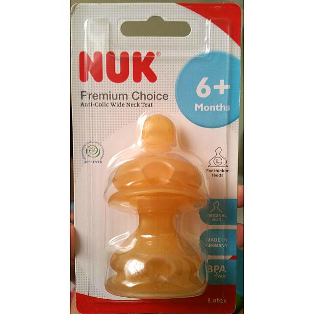 nuk wide neck teats