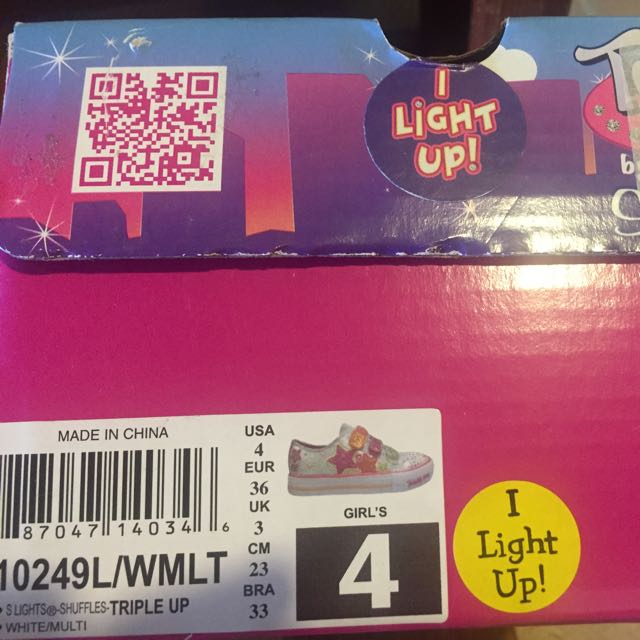 Skechers light up qr code discount