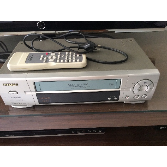 VHS tape player with remote contol, Furniture & Home Living, Furniture