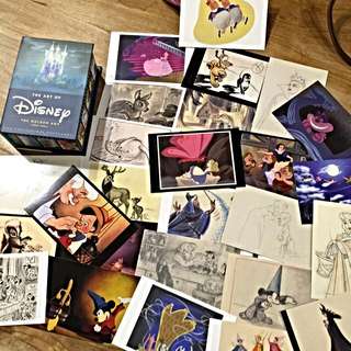 The art of disney 全彩明信片