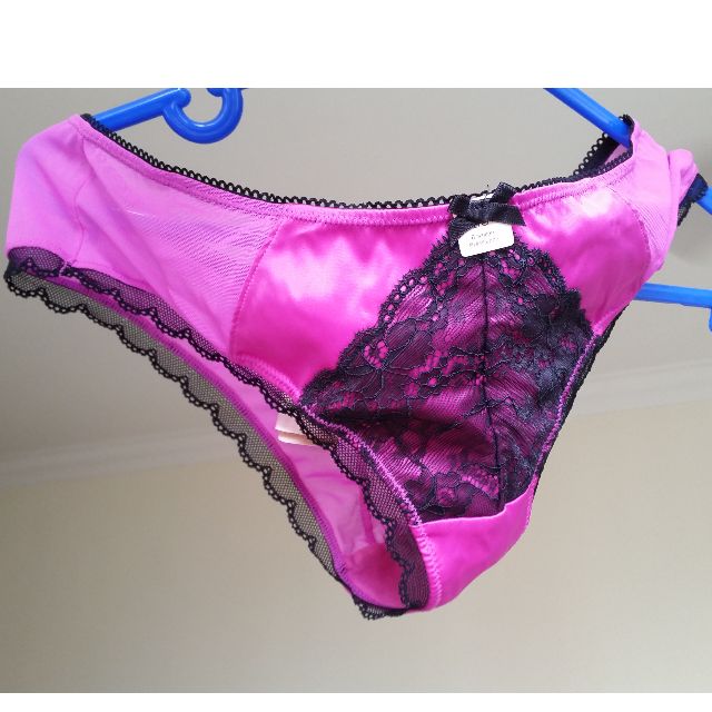Pink and black panties Clearance