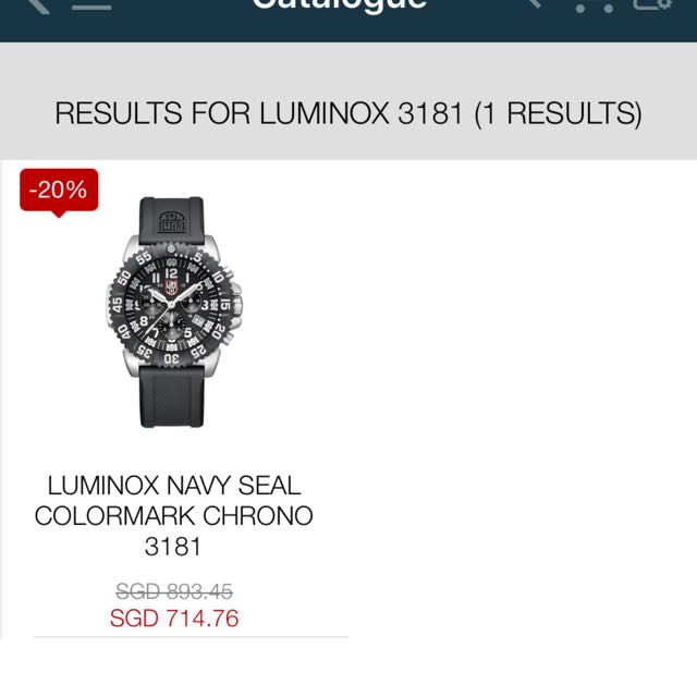 BRAND NEW LUMINOX WATCH MODEL 3181 Luxury Watches on Carousell