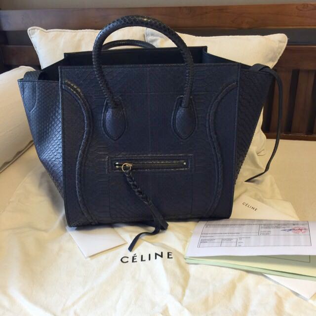 Celine new arrivals snakeskin bag