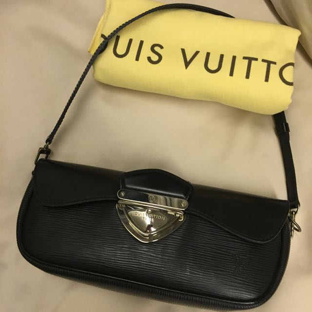 Louis Vuitton Black Epi Montaigne Clutch, myGemma, JP