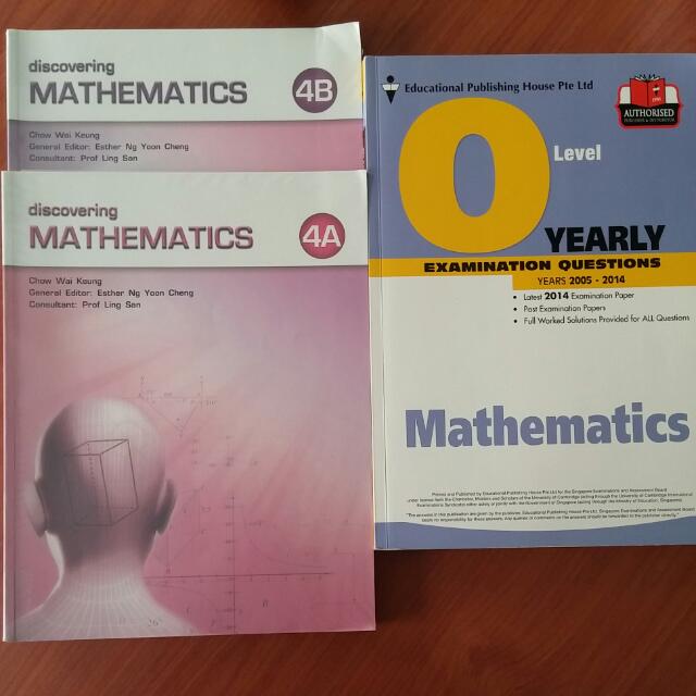 Mathematics Sec 4 Textbooks (Old Syllabus), Notes and TYS , Hobbies ...