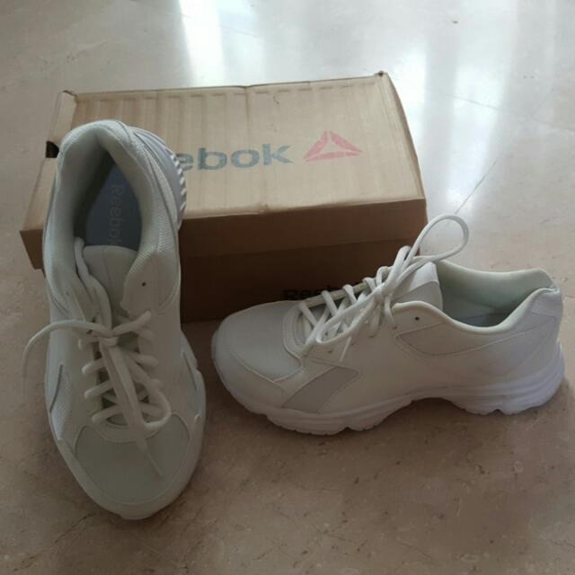 reebok white velcro school shoes