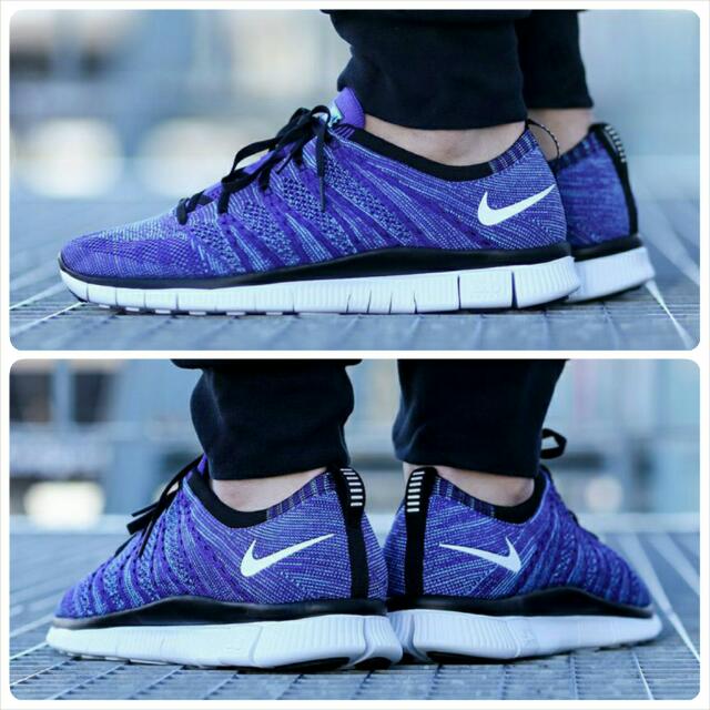 Nike free flyknit nsw court online purple